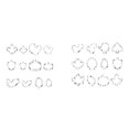 thumbnail image 2 of Bearachild Paquete de 12 moldes antiadherentes para galletas DIY de Acción de Gracias, molde de acero inoxidable para galletas y Fondant, accesorio de Herramientas y accesorios para hornear B Bearachild HA008949-02, 2 of 6