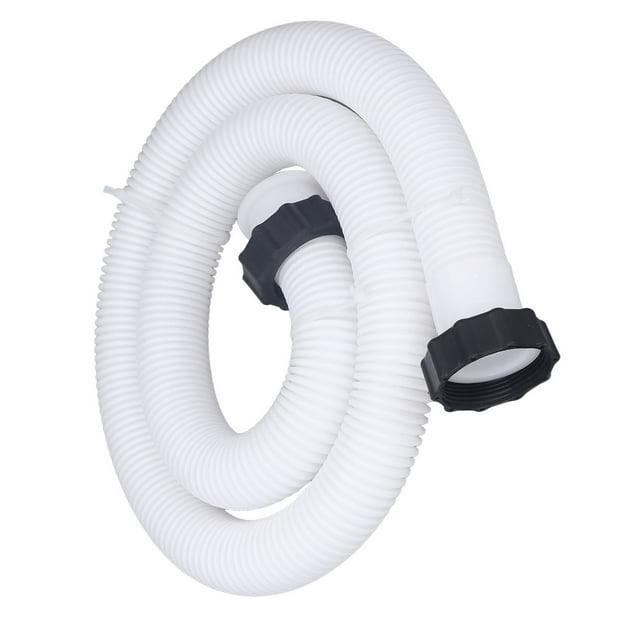 Pool Pump Replacement Hose For 29060E, 1.5" Diameter Easy To Install Accessory Pool Hose With Nut For Above Ground Pools, Leakproof Filter Pump Hose For White