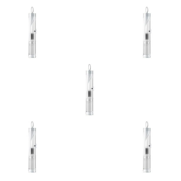 Vogacara Cepillo de 3 en 1, cepillo de colorido sellado reutilizable portátil para interiores y exteriores, herramientas de limpieza de Blanco 5piezas Vogacara CBP195842