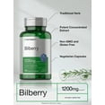 thumbnail image 4 of Bilberry Extract 1200mg | 100 Capsules | Vegetarian, Non-GMO, Gluten Free Supplement | By Horbaach, 4 of 8