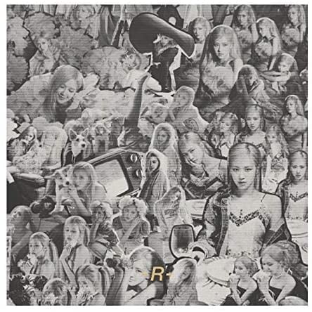 1st Single Album R MUSIC&NEW Rose Blackpink Album+Folded Poster+Extra Photocards Set