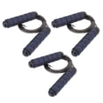 thumbnail image 2 of Cuerda de saltar de alambre de acero con rodamientos de 3 piezas para adultos, fitness, gimnasio, pérdida de peso, ajustable, color negro y azul., 2 of 14
