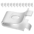 thumbnail image 2 of MLINS Shelf Pegs 12pcs Aluminum Alloy Shelf Support Clips Adjustable Shelf Brackets Pilaster Pins for Shelves Bookshelf Freezer, 2 of 8