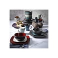 thumbnail image 4 of Gibson Home Soho Lounge 16 Piece Square Stoneware Dinnerware Green (100142.16RM), 4 of 6