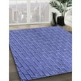thumbnail image 3 of Ahgly Company Machine Washable Indoor Rectangle Transitional Sky Blue Area Rugs, 7' x 10', 3 of 7