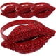 thumbnail image 1 of KAKOWELY 4 anillos para servilletas con forma de labios rojos, hebillas para anillos de servilleta de San Valentín, anillos decorativos para servilletas., 1 of 4