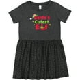 thumbnail image 3 of Inktastic Christmas Santa's Cutest Elf Girls Toddler Dress, 3 of 5