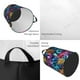 thumbnail image 2 of Balery Colorful Tropical Leaves Cesta de ropa redonda con asas, impermeable, independiente, para ropa, juguetes, dormitorio y familia-Small, 2 of 6
