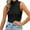 Black, variant on Womens Tank Top 3 Tall Women Bartender Top Women Fashion Tops Women Crop Top Womens Workout Tops Ladies Casual Women's Solid Color High-Neck Slim-Fitting Vest Bottoming Top