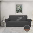 thumbnail image 3 of 100% Waterproof Stretch Jacquard Sofa Slipcover, Dual Waterproof Couch Cover, Furniture Protector for Kids, Pets, Dogs, Cats, Dark Gray Sofa Cover, 3 of 6