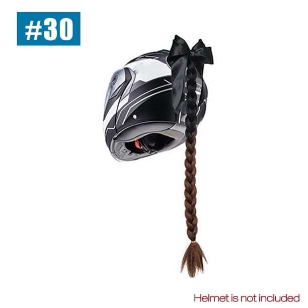 Motocicletas Gradient Ramp Casco Decorar Trenzas Retro Moto Casco Trenzas