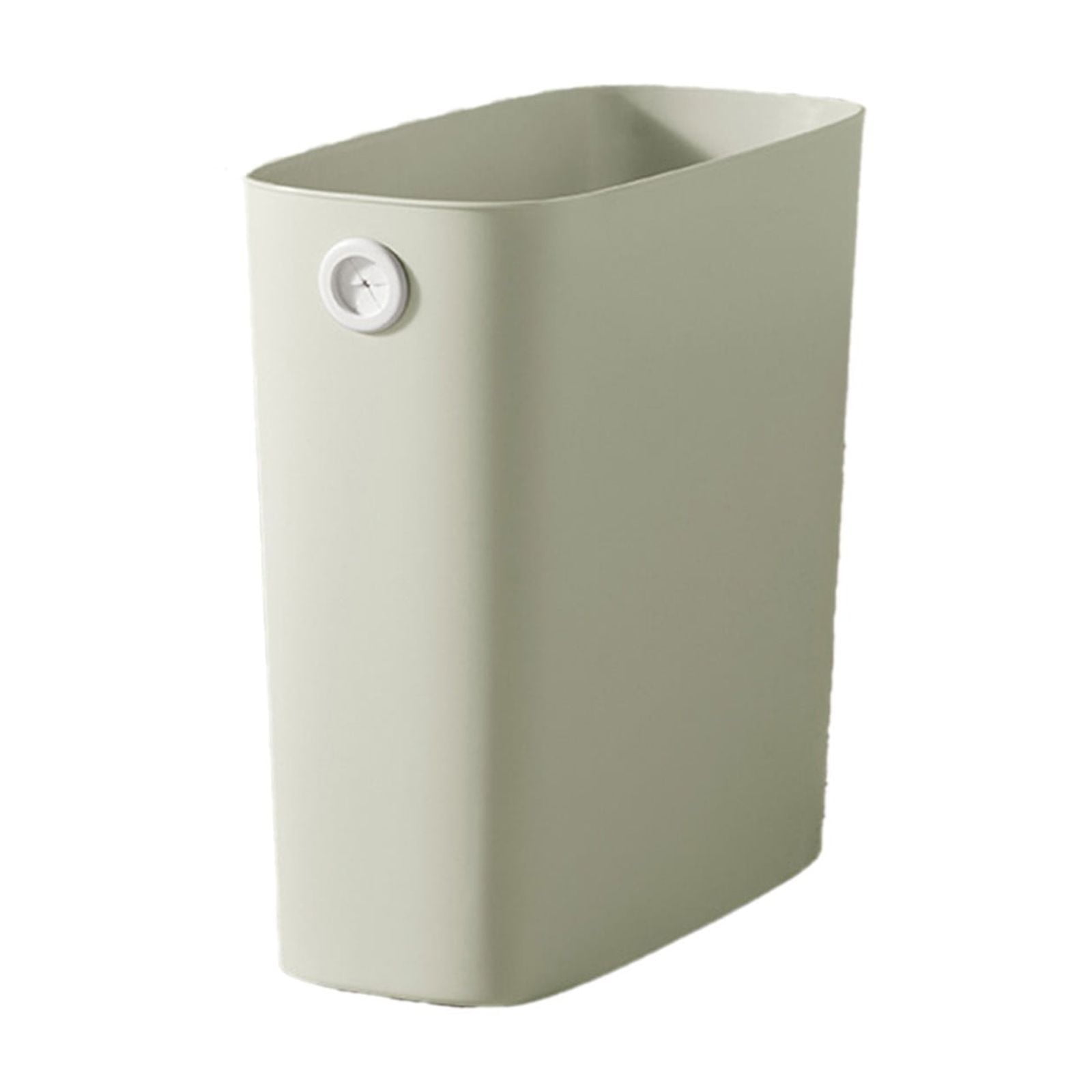 YJYGSQ Step-Free Detachable Trash Can 4 Gallon - Slim Space Saving Bathroom/Office Bin with Pressure Ring Seal | Odor-Controlling Narrow Design for Under Sink & Cabinet