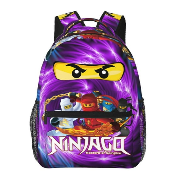 Ninjago Backpack Lightweight Bookbag Casual Daypack For Women Men Travel Laptop Bag Multifunctional Bag