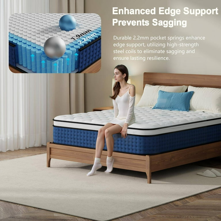 マットレス Blue Sealy Posturepedic Plus Hagerstown Medium Hybrid Mattress