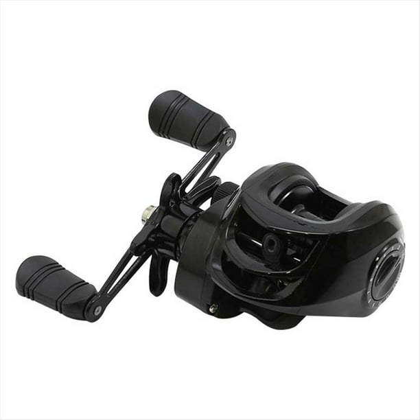 Carretes de Baitcasting con Relación de Transmisión 7.2/1, Arrastre Máximo de 10 Kg, Ideal para Pesca en Agua Dulce y Salada. Ideal para Principiantes.
