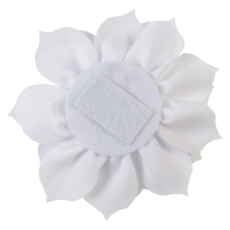 Offray Accessories, White 4 1/2 inch Lotus Flower great for