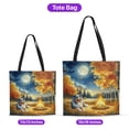 thumbnail image 5 of Hello Fall Miniature American Shepherd Enjoys Warm Campfire Autumn Night All Over Print 3D Canvas Tote Bag MAS Dog Lover Gifts Reusable Handbag - 01008, 5 of 5