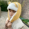 thumbnail image 3 of Chapeau pour Bébé Protection des Oreilles Mignon Extra Épais Chaud Couvre-Chef pour Enfant pour l'Hiver, 3 of 10