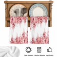 thumbnail image 5 of Red Wisteria Kitchen Towels Set of 3, Sprinng Summer Pastoral Flowers Botanical Absorbent Dish Towels for Kitchen, Microfiber Hand Towel, Quick Drying Tea Towel for Cleaning Decorative Dishcloths, 5 of 7