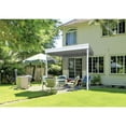 thumbnail image 3 of Arrow 10 x 10 x 9 ft Cool Grey Attached Carport/Patio Cover, 3 of 9