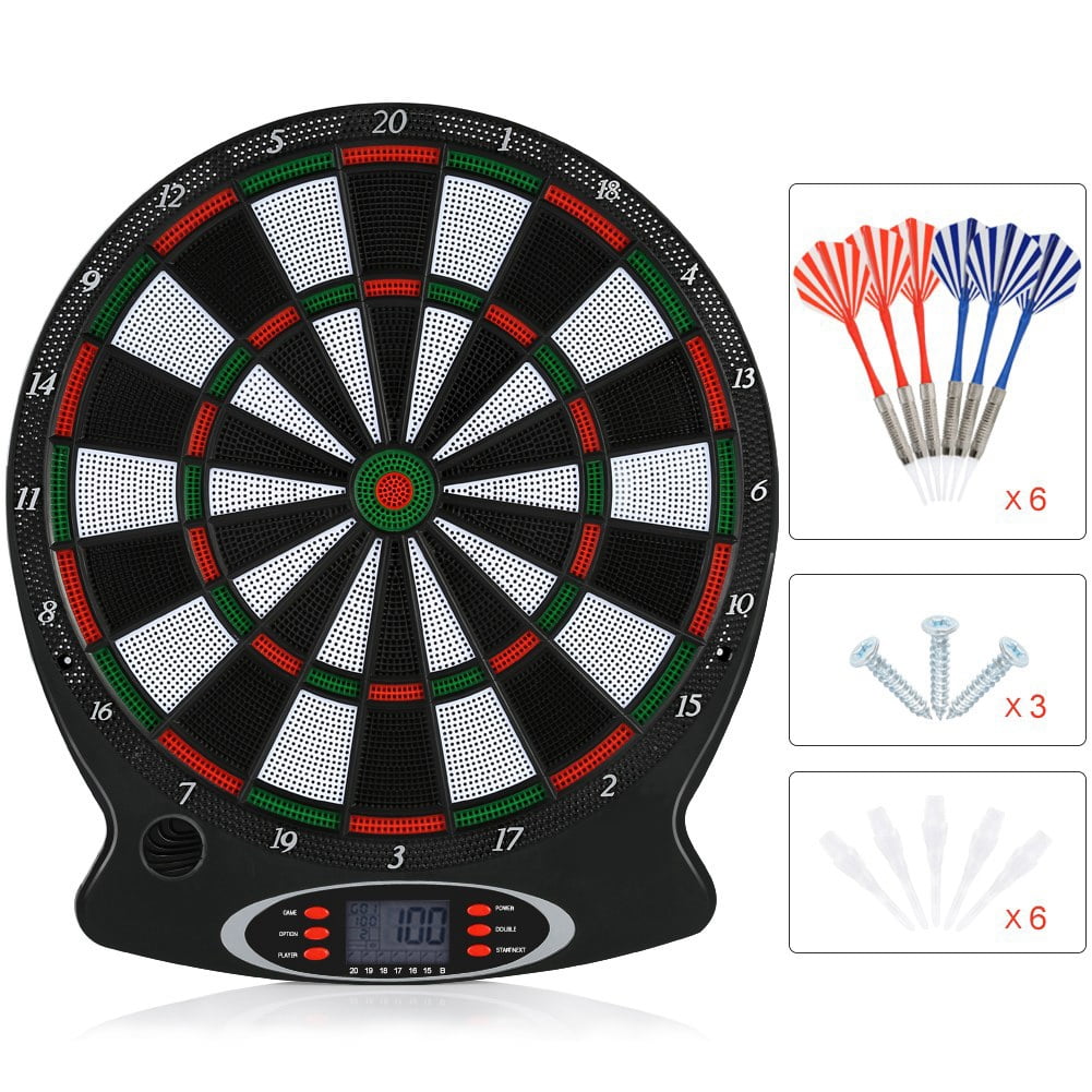 UNICORN Soft Tip Dartboard Electronic 2 sets of darts Softtip self scoring 