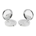 thumbnail image 1 of lionlar 2 Pieces Vitamin Medicine Tablet Box Pill Storage Cases Round 3 Slots, 1 of 7
