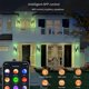 thumbnail image 4 of LED Wall Light Dual Balcony Lamp IP65 Waterproof Wall Sconces WiFi APP Control Smart Lights for Garden Fence 110V, 4 of 5