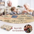 thumbnail image 5 of KAINSY Grandma Blanket, Grandma Gifts From Grandkids, Birthday Gifts For Grandma From Grandson Granddaughter, Christmas Gifts For Great Grandma, Grandma Soft Bed Flannel Letter Throw Blanket(40"x50"), 5 of 7