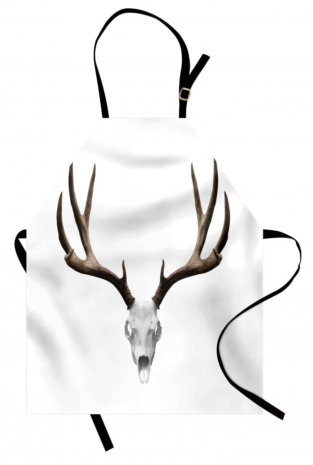Antlers Apron A Deer Skull Skeleton Head Bone Halloween Weathered antlers-apron-a-deer-skull-skeleton-head-bone-halloween-weathered
