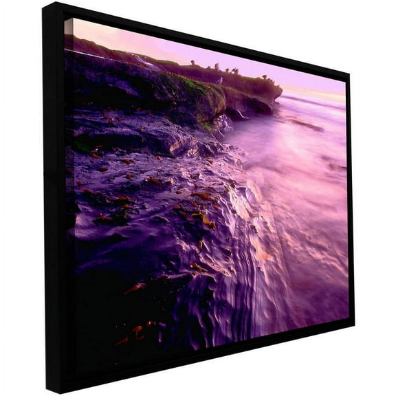 ArtWall Dean Uhlinger "La Jolla Impression" Floater Framed Gallery-Wrapped Canvas