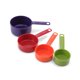 thumbnail image 5 of Juego de tazas y cucharas medidoras Farberware de plástico colorido de 9 piezas, 5 of 5