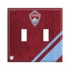 Colorado Rapids Double Toggle Light Switch Cover MLS