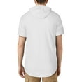 thumbnail image 2 of Ma Croix Mens Hipster Side Zipper Hoodie Round Hemline T Shirt, 2 of 6