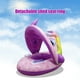 thumbnail image 1 of Anillo de natación inflable para bebé, círculo flotante para niños para bañera de piscina (púrpura), 1 of 6