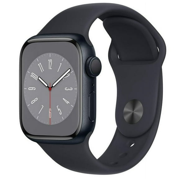Open Box Apple Watch Series 8 41mm GPS Midnight Aluminum Case - Midnight Sport Band