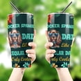 thumbnail image 4 of Cocker Spaniel Dad Like a Regular Dad Only Cooler Happy Father's Day 30oz Stainless Steel Tumbler Insulated Cup with Lid Cockers Dog Lover Gifts - 02007, 4 of 5