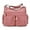 Pink, variant on Angel Kiss Women's Crossbody Bag Multi Pocket Bag and Adjustable Shoulder Strap Soft Bag