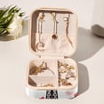 thumbnail image 6 of Valentine's Day Travel Portable Square Jewelry Organizer with Storage Box | Jewelry Display and Box for Rings, Earrings, Necklaces, Bracelets - Suitable for Girls and Women, 6 of 6