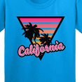 thumbnail image 4 of Inktastic California with Triangle and Palm Trees Youth T-Shirt, 4 of 5