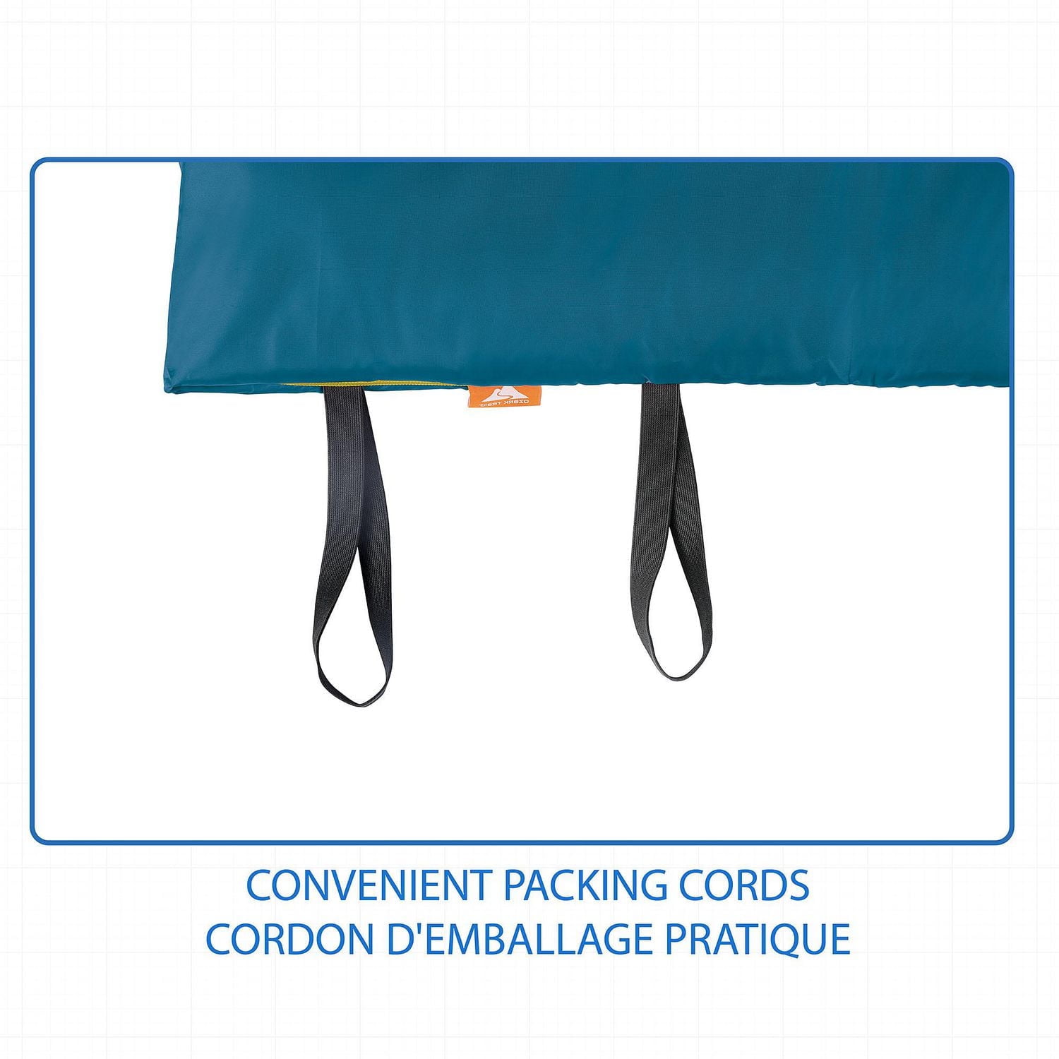 Ozark Trail 10C Sleeping Bag, 72"(L) x30" (W),Temp Rating +50℉/+10℃, Polyester Fabric, Blue, Sleeping Bag