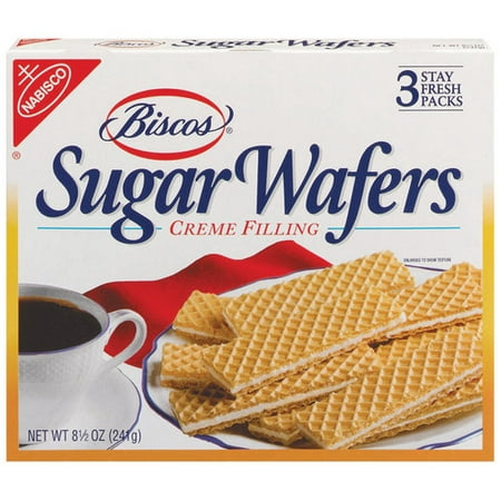 (3 Pack) Nabisco Biscos Sugar Wafers, 8.5 oz, 3pk (Best Store Bought Sugar Cookies)