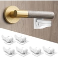 thumbnail image 1 of Cerradura de palanca de puerta a prueba de niños (paquete de 6), cerradura de manija de puerta a prueba de bebés, cerradura de palanca de seguridad para niños con calcomanía 3M, no necesita taladrar,, 1 of 3