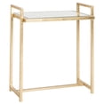 thumbnail image 3 of SAFAVIEH Renly Classic Mirror Top Gold Leaf End Table, 3 of 4
