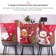 thumbnail image 2 of Kearding Bonita funda navideña para silla de comedor, ropa de cocina, muñecas 3D, Papá Noel, alce, Antimacassar, funda para fiesta, Bar, Alce, 2 of 6
