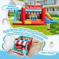 thumbnail image 4 of Costway Inflatable Bounce House 5-in-1 Kids Ice Cream Themed Castle with 480W Blower, 4 of 9