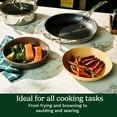 thumbnail image 5 of Hybrid Stainless Steel Cookware, Skillet with Helper Handle, PFAS-Free Ceramic Technology, Scratch Proof, Cool Grip Handles, Dishwasher Safe, 5 of 10