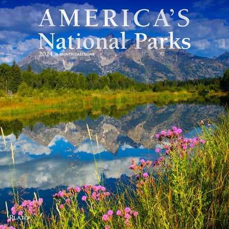 America's National Parks 2024 Wall Calendar 12x12 by Browntrout