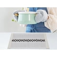 thumbnail image 4 of Unique Bargains Set of 4 Farmhouse Placemats for Dining Table Decor White-Black, 4 of 6