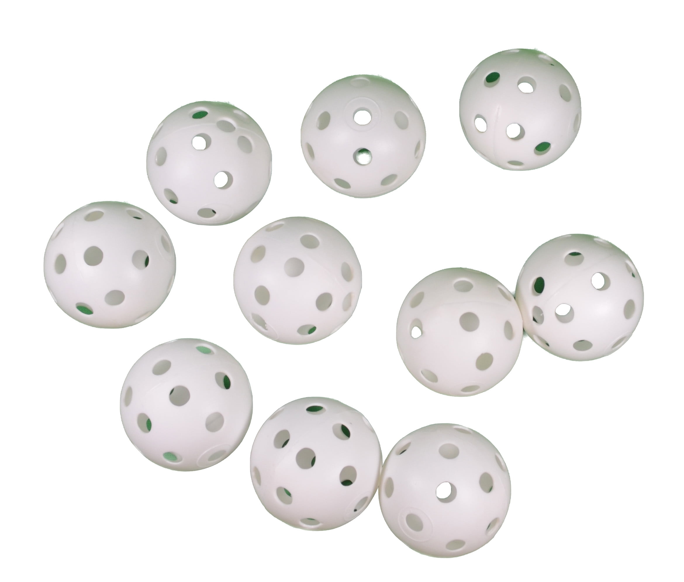 Lot of 48 White Plastic Whiffle Balls Practice For BASEBALL or SOFTBALL 