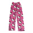 thumbnail image 2 of Mejor belleza Pantalones de pijama para mujer, pantalones de calabaza,Gatito lindo, suave, largo, para mujer, pijama, regalo, 2 of 3